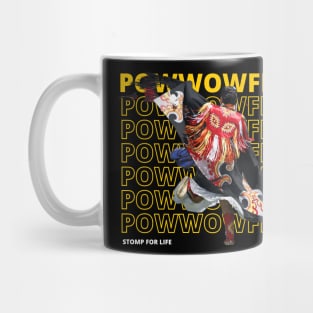 Native American Powwow Text Design 2 Mug